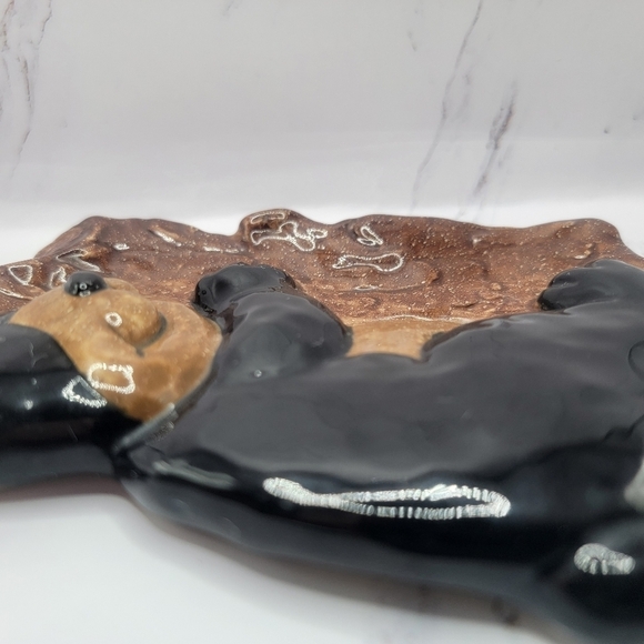 LODGE bear by sonoma Spoon Rest plaque rare - Picture 3 of 5